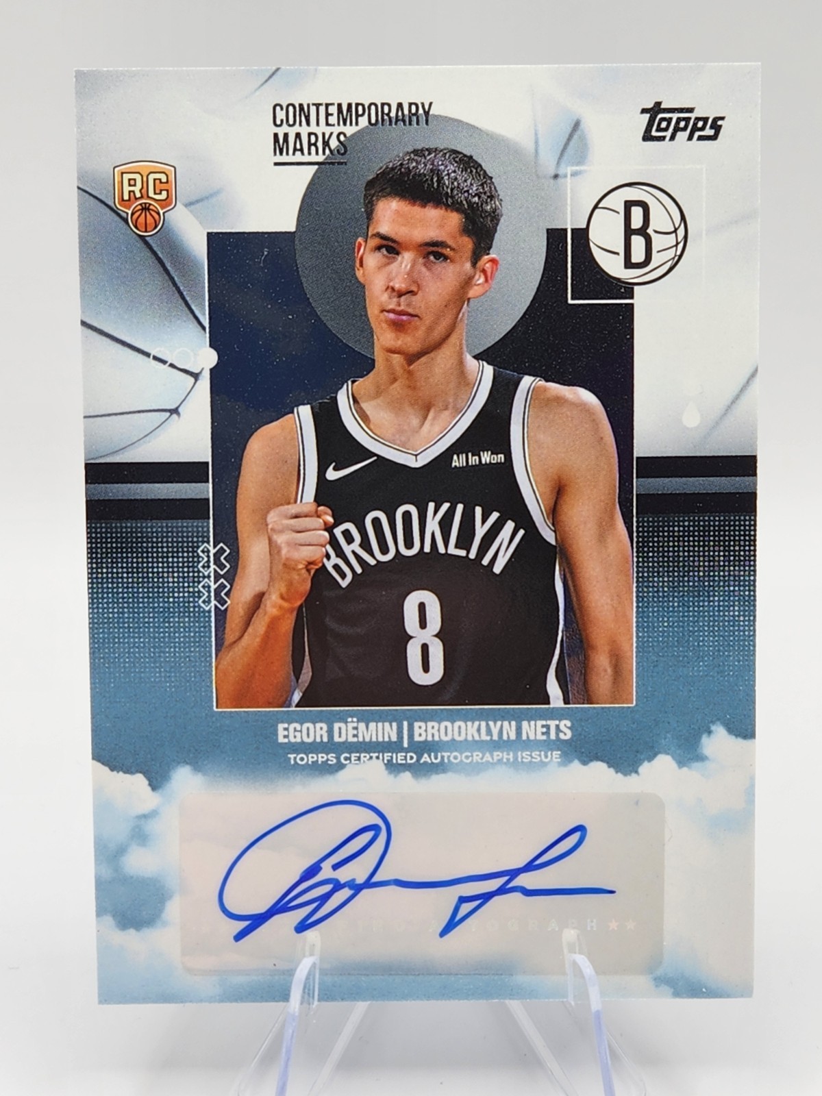 2025-26 Topps Contemporary Marks Rookie Auto Egor Demin #CM-ED RC