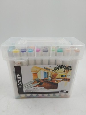 Royal & Langnickel Azure Alcohol Markers 40pc Multicolor Professional Artist Set