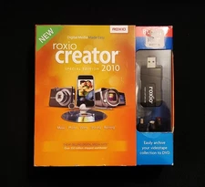 ROXIO CREATOR 2010 Special Edition - VHS To DVD Video Capture Edit PC Computer