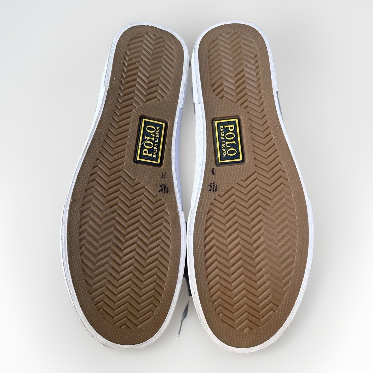 POLO RALPH LAUREN scarpe uomo KEATON LCL plaid pony scarpe da barca sneakers taglia 11 NUOVE