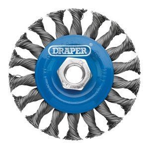 Draper Twist Knot Flat Wire Wheel Brush - Image 4
