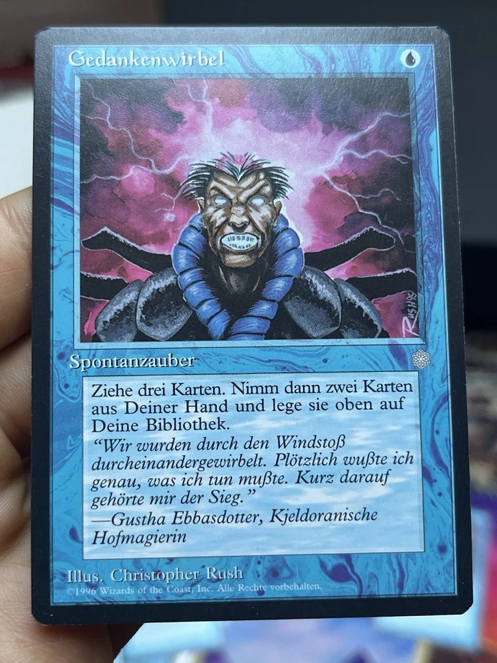 4x German Fbb Brainstorm • Pack Fresh • Mtg (1803) - Image 4 of 4