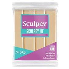 Polyform S302-301 Sculpey III Polymer Clay 2oz-Tan (5Pk)