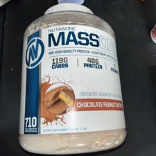 Massone Mass Gainer Protein Powder by NutraOne – Gain Mass Protein Meal 7 LB