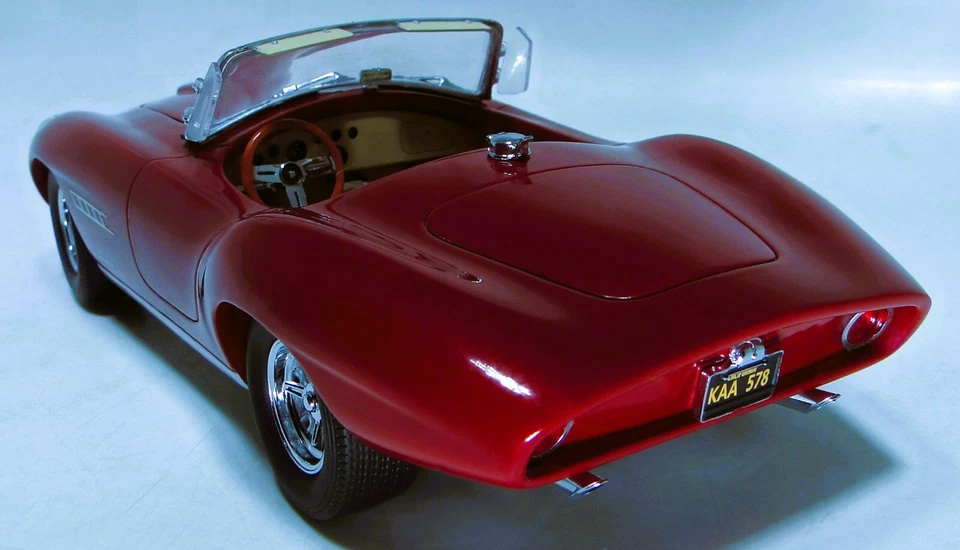 Coche PERSONALIZADO con motor Chevrolet Corvette55Chevy57/llantas de rueda originales escala 1:24 MODELO 1963 Foto 4 de 4