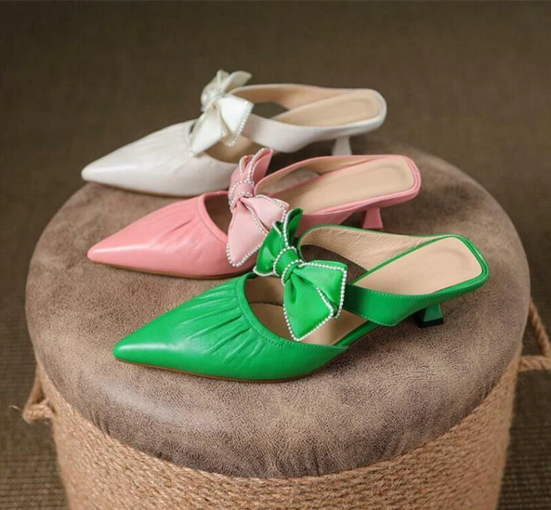 Backless pumps clearance