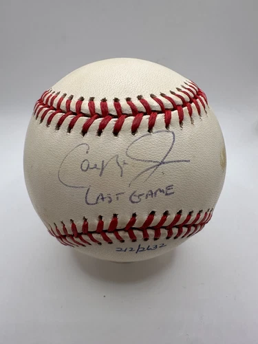 Cal Ripken Jr Signed Inscribed Last Game Numbered Commemorativ Baseball MLB Holo