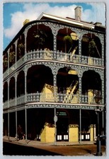 Lace Balconies, New Orleans, Louisiana, 1977 Postcard, Dental Health Cancel