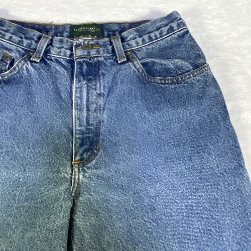 LRL Lauren Jeans Co Jeans Womens 4 (26X28) Mom High Rise Denim Tapered VTG - Picture 4 of 22
