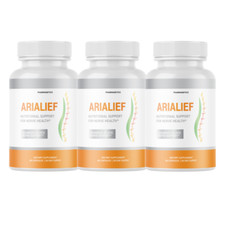 AriaLief Brain Pills - Nerve Health  Cognitive Support Supplement - 3 Bottles
