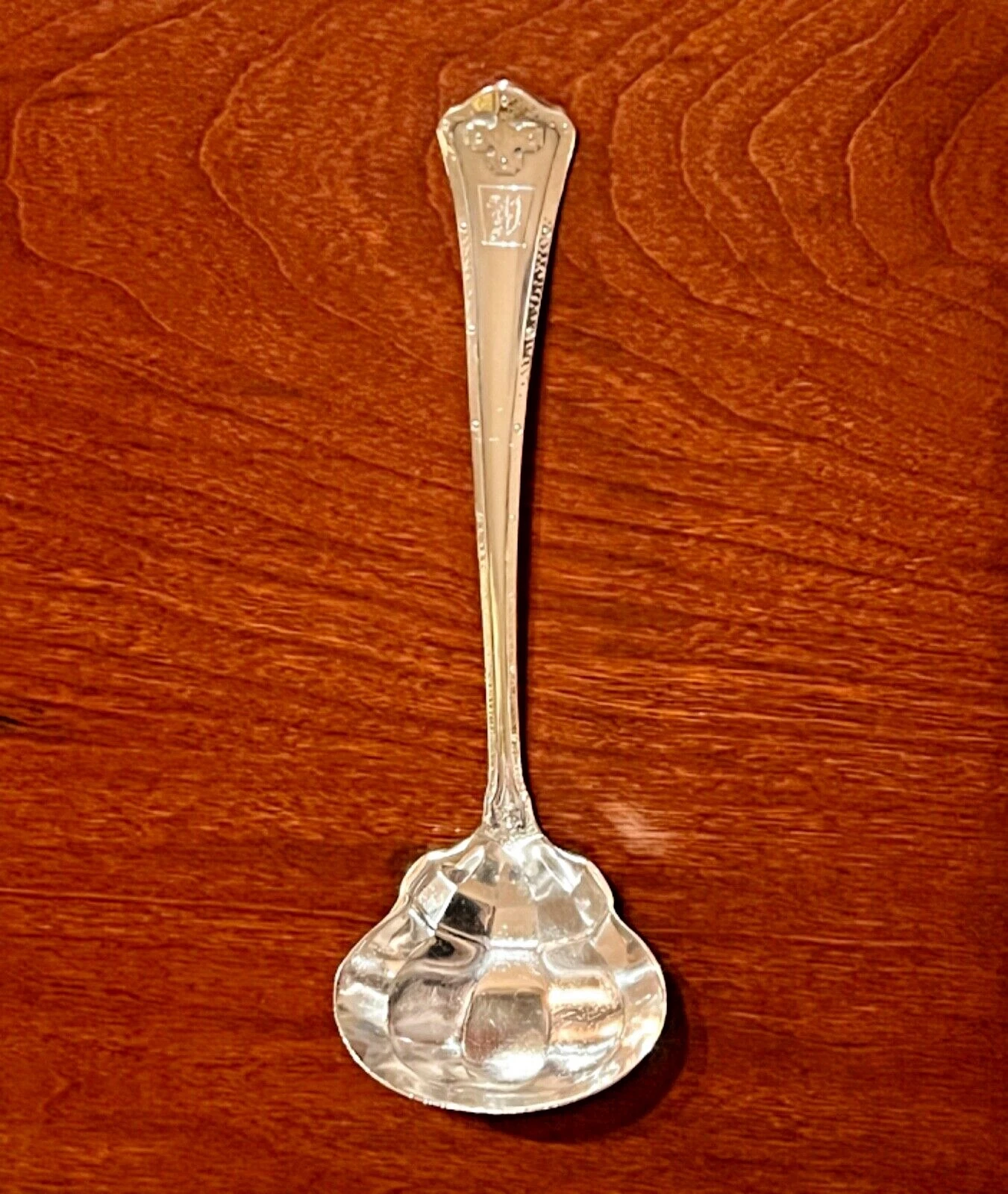 Wallace, Sterling, Carmel, Sauce Ladle Fluted Bowl, 5 1/2 in., ca. 1912
