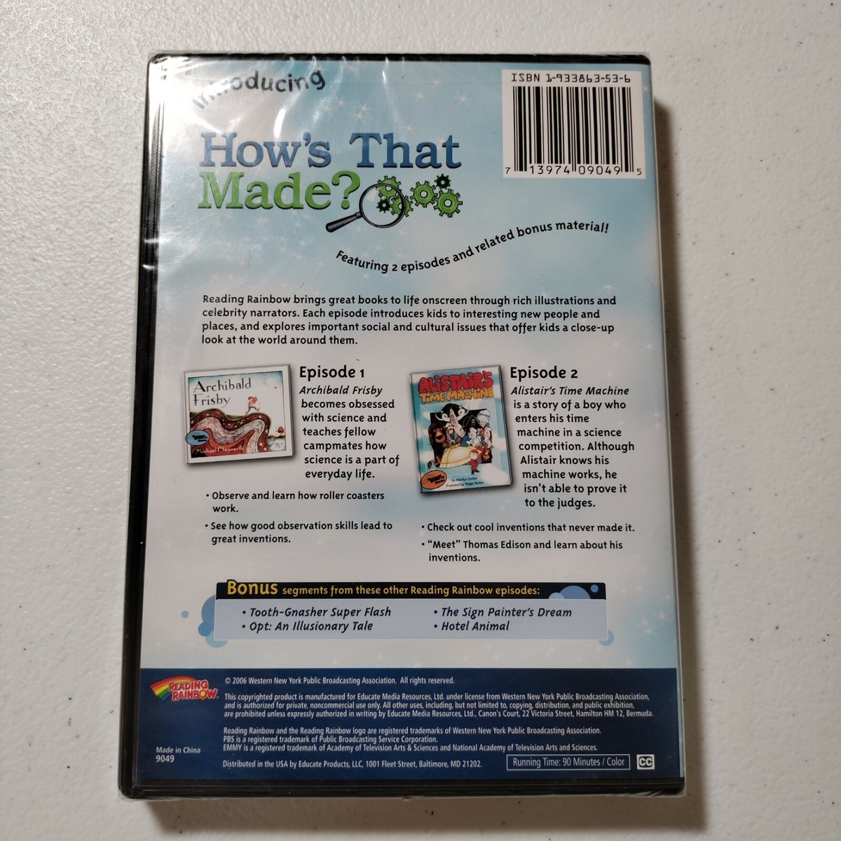 Reading Rainbow - Hows That Made (DVD, 2006) for sale online | eBay