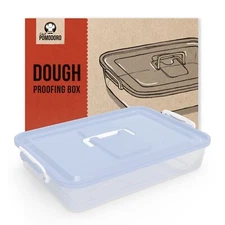 Chef Pomodoro Pizza Dough Proofing Box, 14 x 11-Inch, Preparation Container w...
