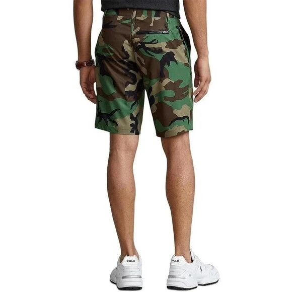 Polo Ralph Lauren Green Camo Performance All Day Beach Shorts, Size 46B, NWT - Image 2 of 4