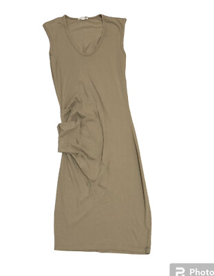 Standard JAMES PERSE Skinny Ruched Tank Dress Scoop Neck Size