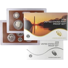 2018 Clad Proof Set U.S. Mint Original Government Packaging OGP COA