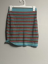Wild Fable Juniors Multi Color Jacquard Sweater Body Con Mini Skirt Size S