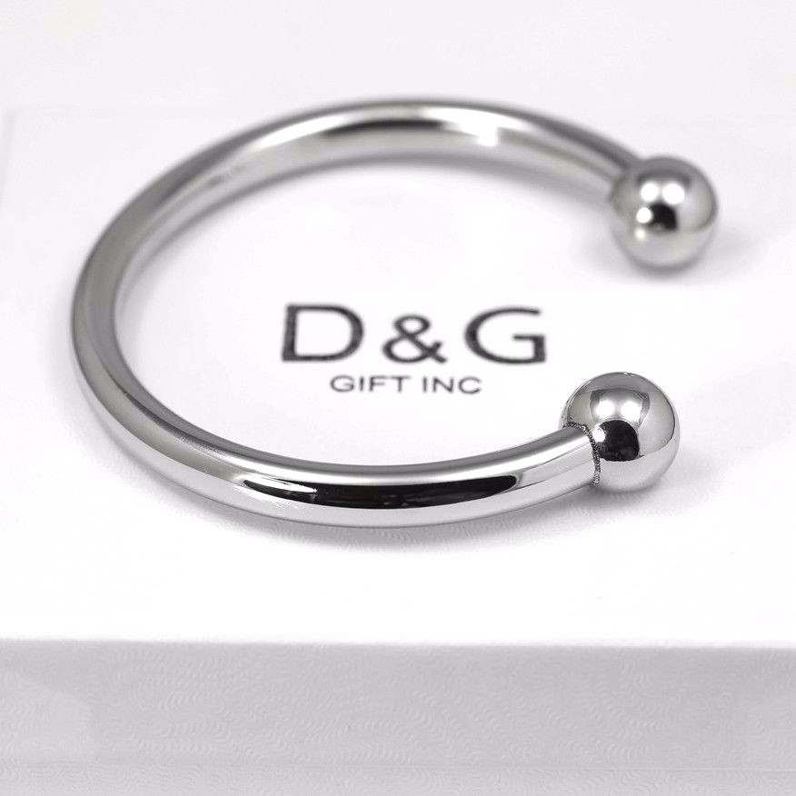 Men's 6mm Twist Cuff 7.75" Bracelet In Stainless Steel - Foto 2