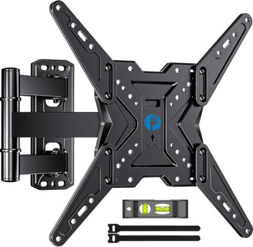 Pipishell Full Motion TV Wall Mount for Most 26-60 inch TVs with Swivel, Tilt,