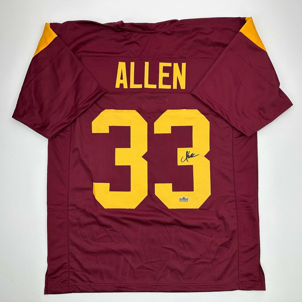 Facsimile Autographed Marcus Allen USC Maroon Reprint Jersey Size