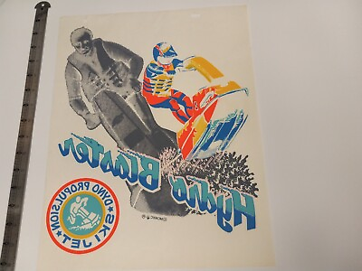 #ad #ad Vintage Original Bootleg Iron On Heat Transfer Hydro Blaster Jet Ski 1980s $14.99