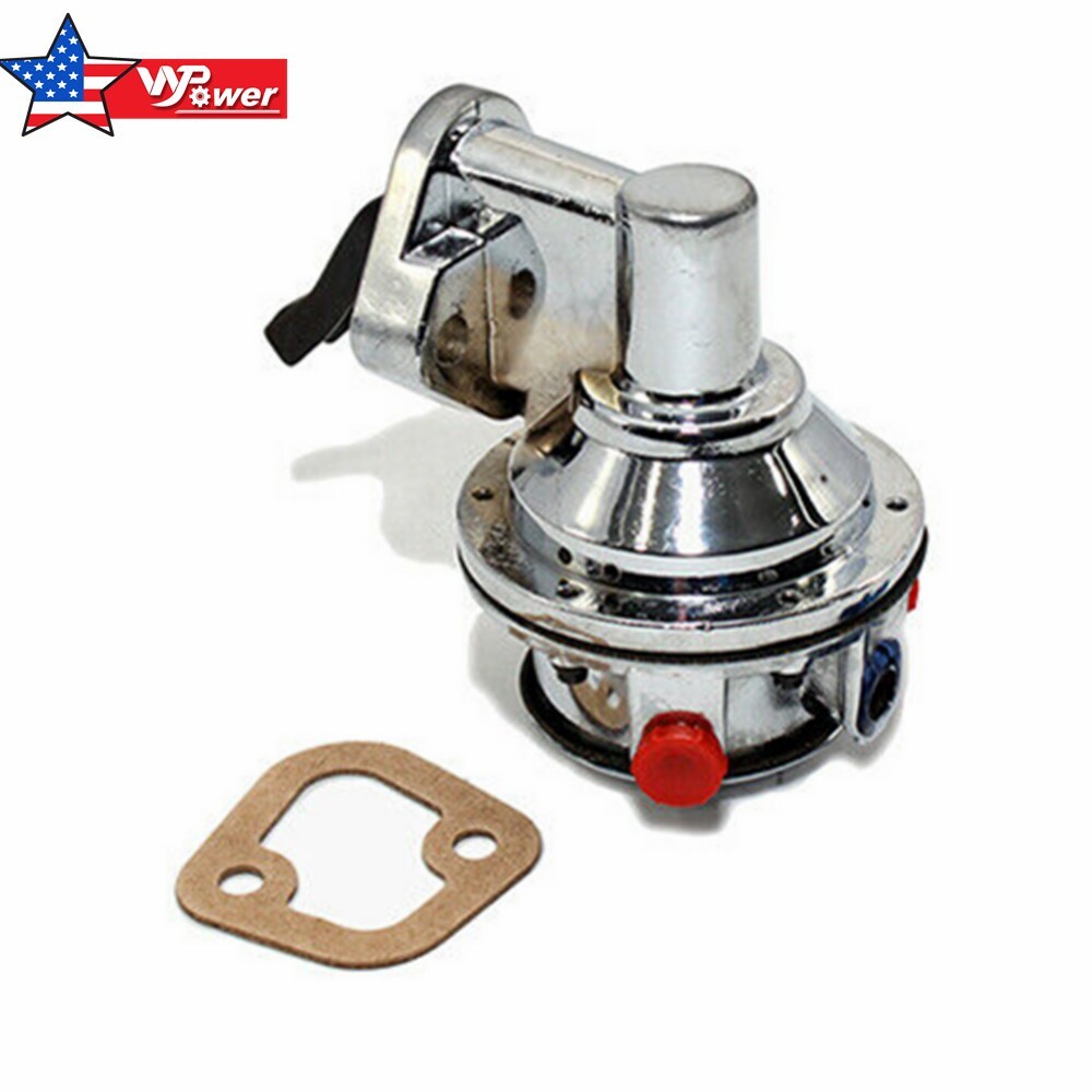 High Volume Chrome Mechanical Street Strip Fuel Pump For Big Block