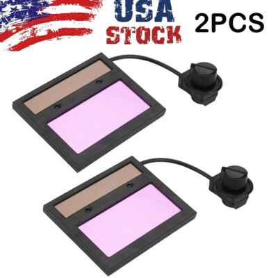 110mm Auto Solar Darkening Welding Helmet Lens Goggles Helmet Automation Filter