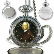 JOHN HARRISON MENS GENTS POCKET WATCH BIRTHDAY GIFT BOX  ENGRAVING 