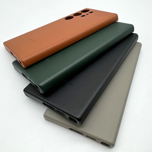 Luxury OEM Eco-Leather Case For Samsung Galaxy S24 Ultra Slim Shockproof Cover - Picture 17 of 30