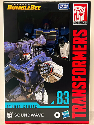 NEW Transformers Studio Series 83 Voyager Class Bumblebee Movie Soundwave