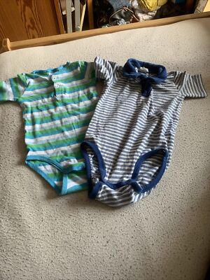 H&M Papagino Jungen Body Bodies Kurzarm Gr. 86