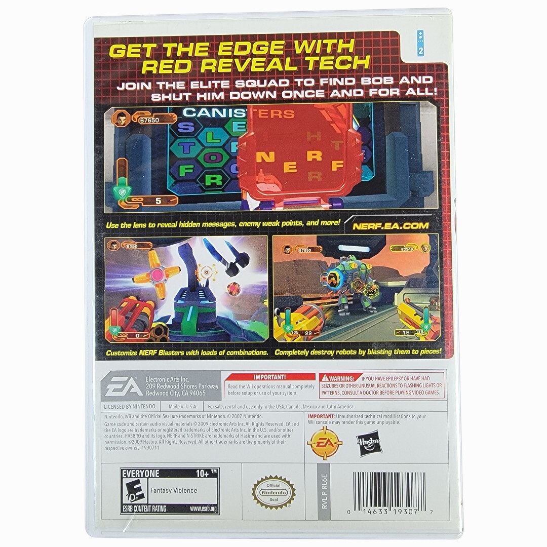 NINTENDO WII GAME NERF N-STRIKE ELITE COMPLETE GAME | eBay
