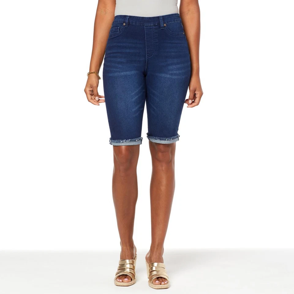 Pantalones Cortos DG2 by Diane Gilman Indigo - Talla PS Foto 2 de 2