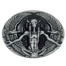 Indian Warrior Men's Belt Buckle Western Cowboy Native American IW-11-S 