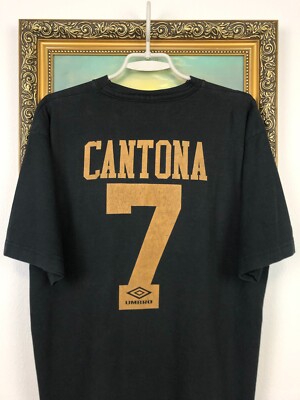Vintage Umbro Manchester United Cantona #7 Shirt Football Jersey