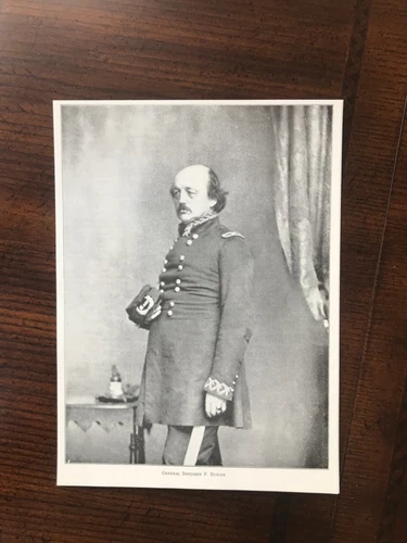 Civil War Book Photo by Mathew Brady - GENERAL BENJAMIN F. BUTLER
