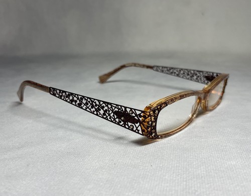 Jean Lafont Paris Lattice 50-14-133 Tresor 520 Gold Eyeglasses Discontinued - Picture 3 of 8