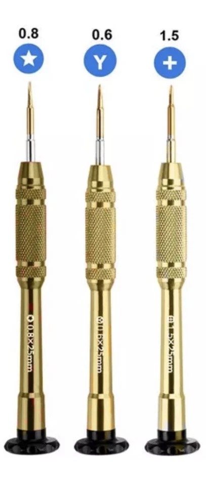 Kit de herramientas de reparación iPhone XS Juego de destornilladores Herramienta de apertura 12 11 Pro Max Tripoint R Foto 2 de 4