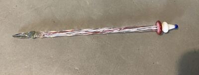 Vintage Antique Art Glass Whimsey Dip Pen