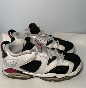Nike Air Jordan Retro 6 Tamaño de flash de baja Fucsia Blanco Negro (5Y)  768878-107 | eBay