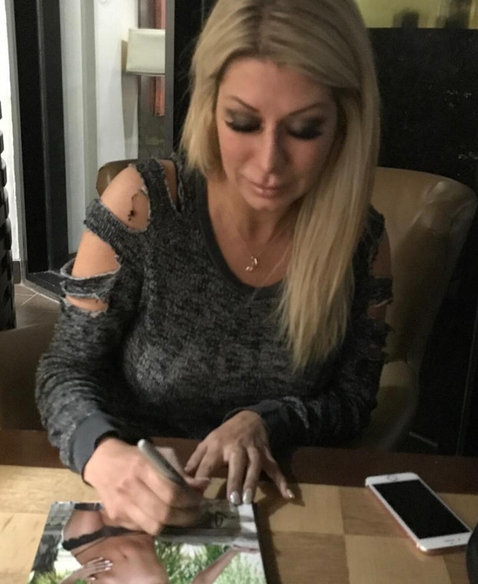 Jazy Berlin NUDE Sexy Hot Autograph Signed 8x10 Photo Adult Model COA