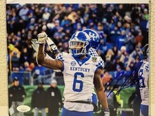 Lonnie Johnson Jr Signed Kentucky Wildcats 8x10 Photo JSA