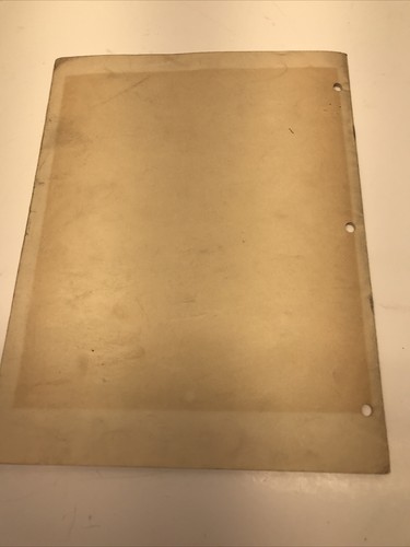 RCA Victor Model U-30 & U-129 Tech Service Data Parts List Schematics Record - Picture 9 of 9