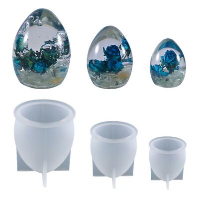 Harz 3D Ei Silikonform Zum Selbermachen Epoxid Gießen Form für Schlüsselanhänger Home Decor