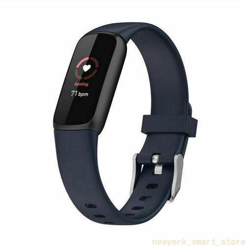 Soft Replacement Silicone Sport Watch Band Strap Wristband Belt For Fitbit Luxe - Picture 10 of 13