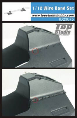 Top Studio 1/12 Wire Band Set Detail-Up Parts Item # TD23075