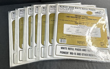 Lot 7 PACKS Pioneer Memory Scrapbook Refill Page 12"X 12" White Protectors RMW-5