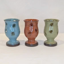 Southern Living Willow House Candle Tea Light Holder Leaf Cutout Multicolor