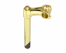 GENUINE VINTAGE LOWRIDER STEEL STEM (SIZE 21.1MM) W/ 2 BOLT KP-3 IN GOLD.