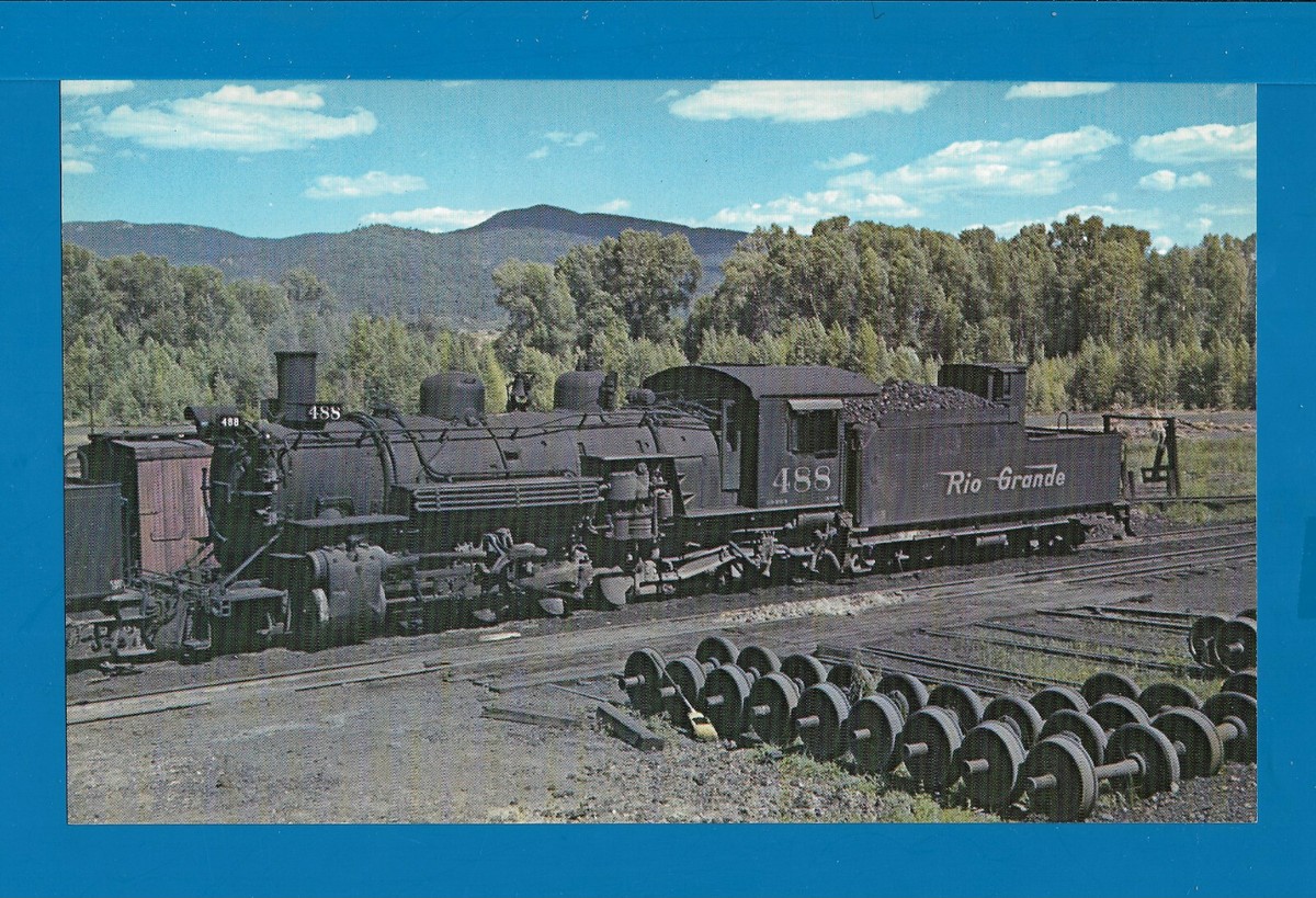 Vintage Locomotive 6 x 9 Denver and Rio Grande No 488 | eBay